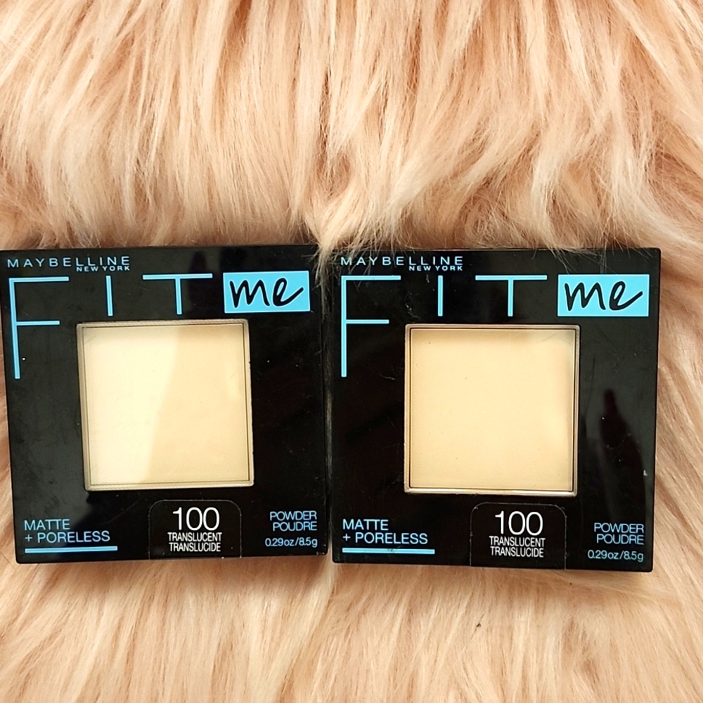 Brand New MAYBELLINE FIT ME TRANSLUCENT POWDER- 2CT.